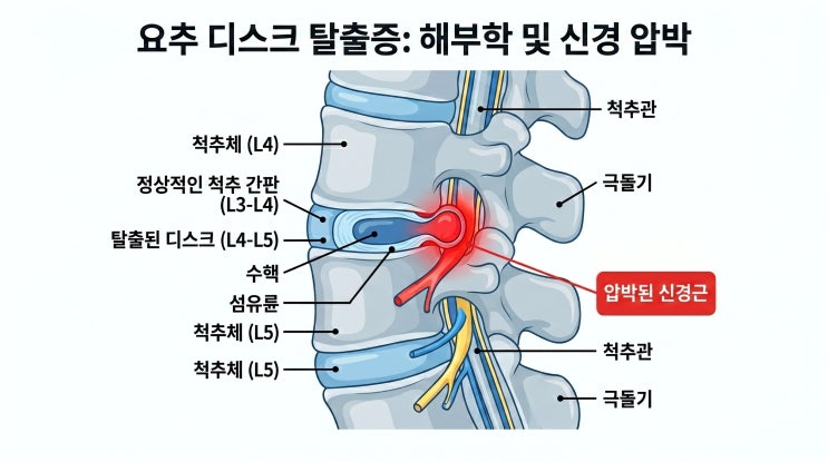 허리디스크 초기 증상